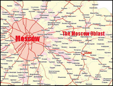 Gzhel quarry map Russia