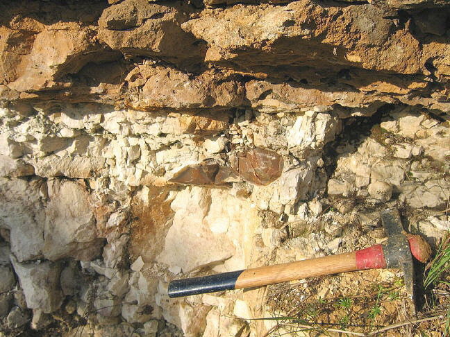 Contact of Gzhelian strata